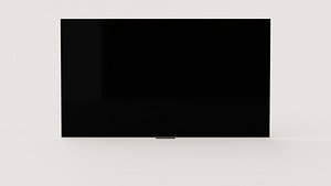 Wall-Mounted Ultra-Slim OLED Television 3D model