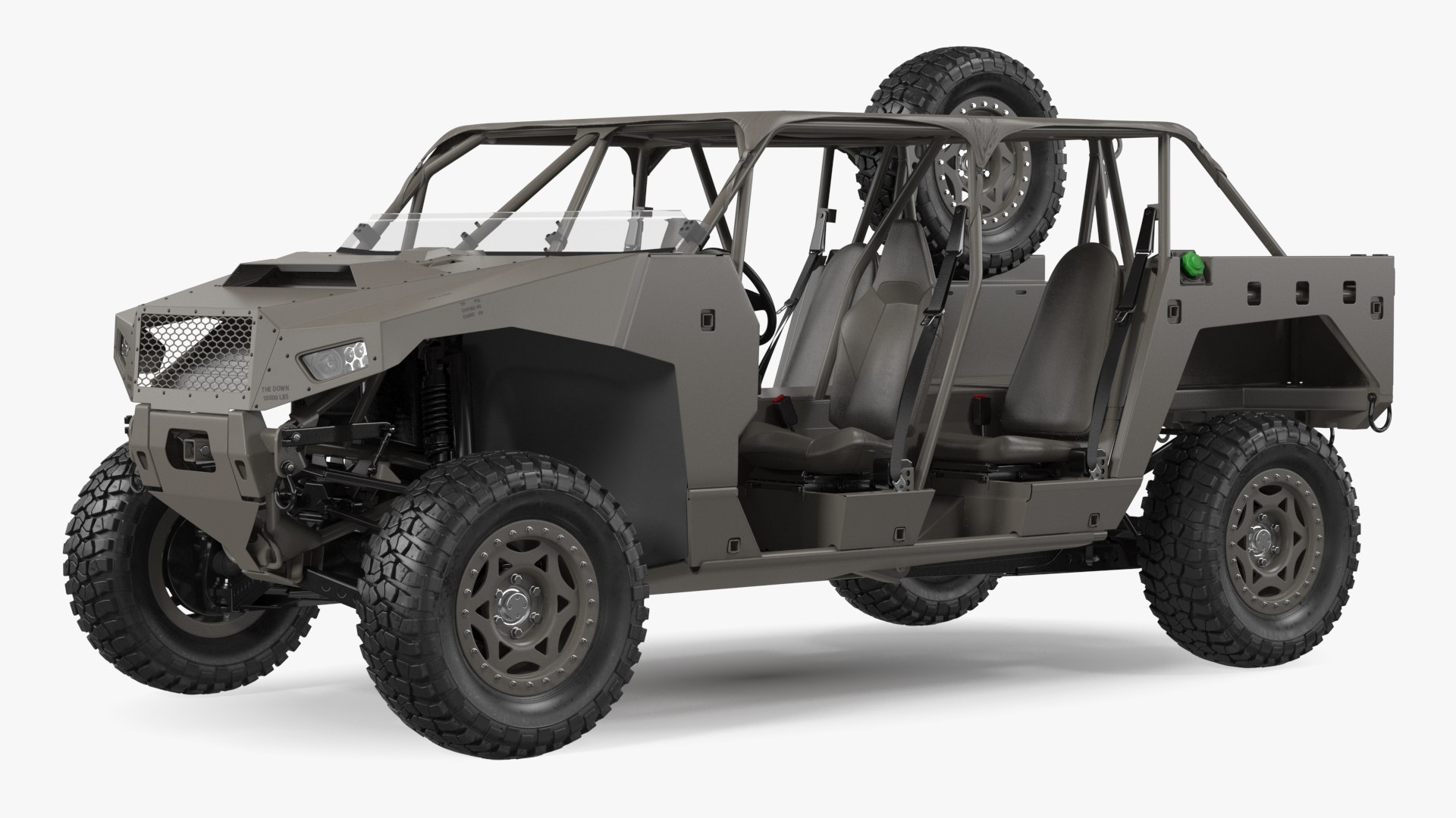 Ultra Light Combat Vehicle Rigged 3D model preview