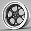 3d model schmidt wheel rims