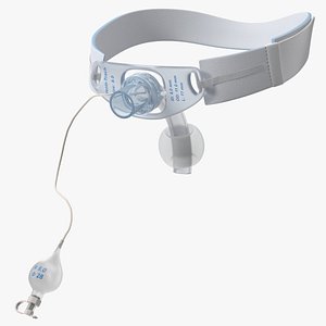 Cuffed Tracheostomy Tube with Neck Strap