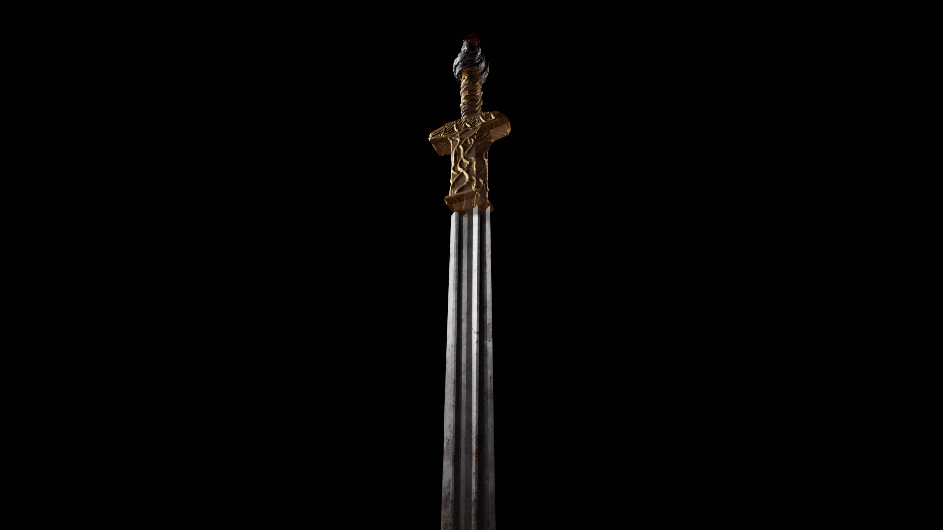 Rusty sword model - TurboSquid 1510346