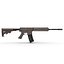 Assault Rifle AR15 Desert 3D Model