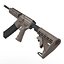 Assault Rifle AR15 Desert 3D Model
