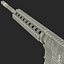 Assault Rifle AR15 Desert 3D Model