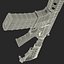 Assault Rifle AR15 Desert 3D Model