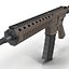 Assault Rifle AR15 Desert 3D Model