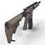 Assault Rifle AR15 Desert 3D Model