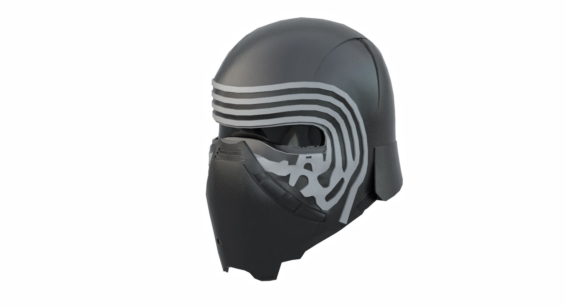 Kylo Ren Helmet 3D Model - TurboSquid 1198026