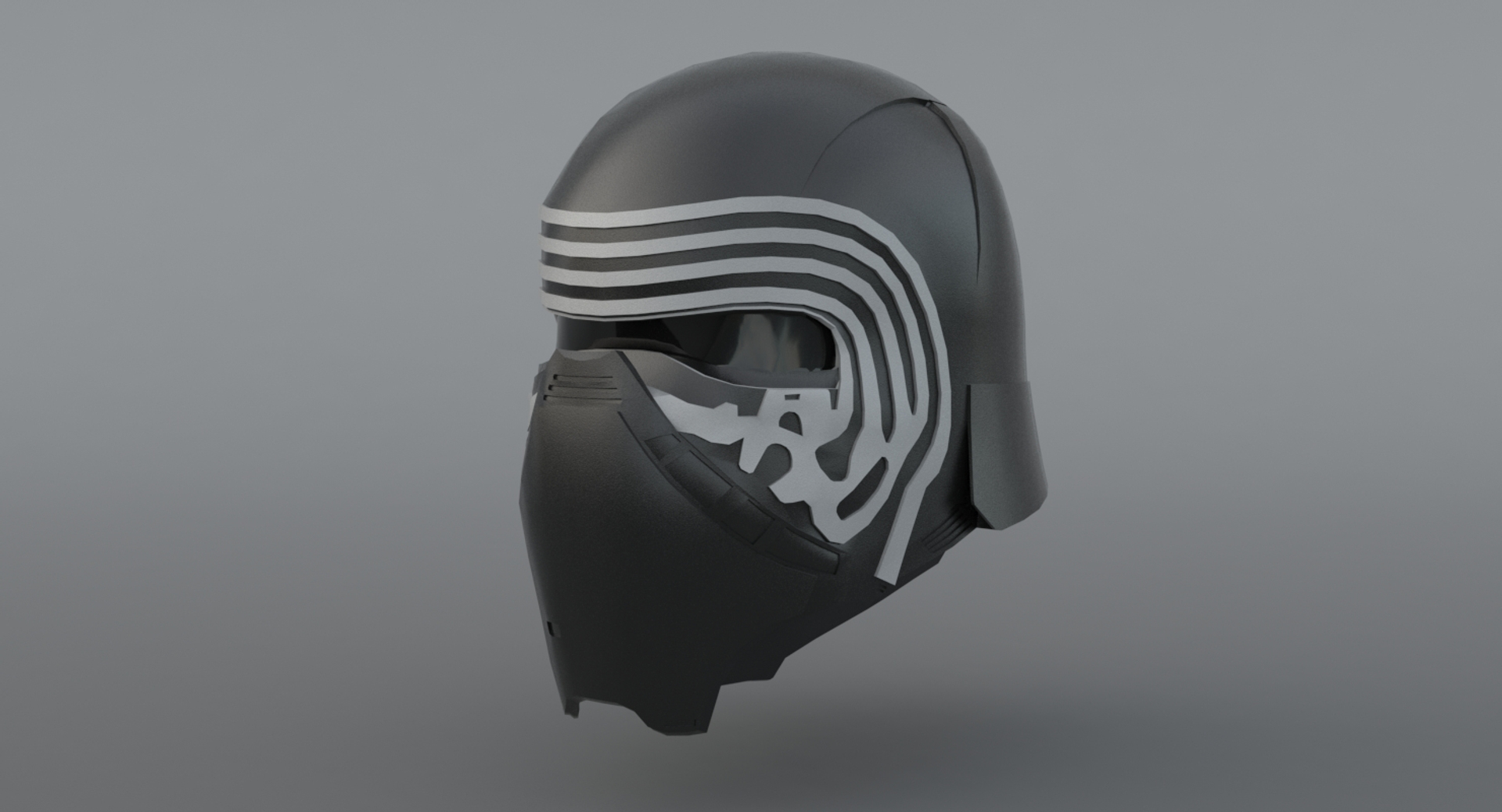 Kylo Ren Helmet 3D Model - TurboSquid 1198026