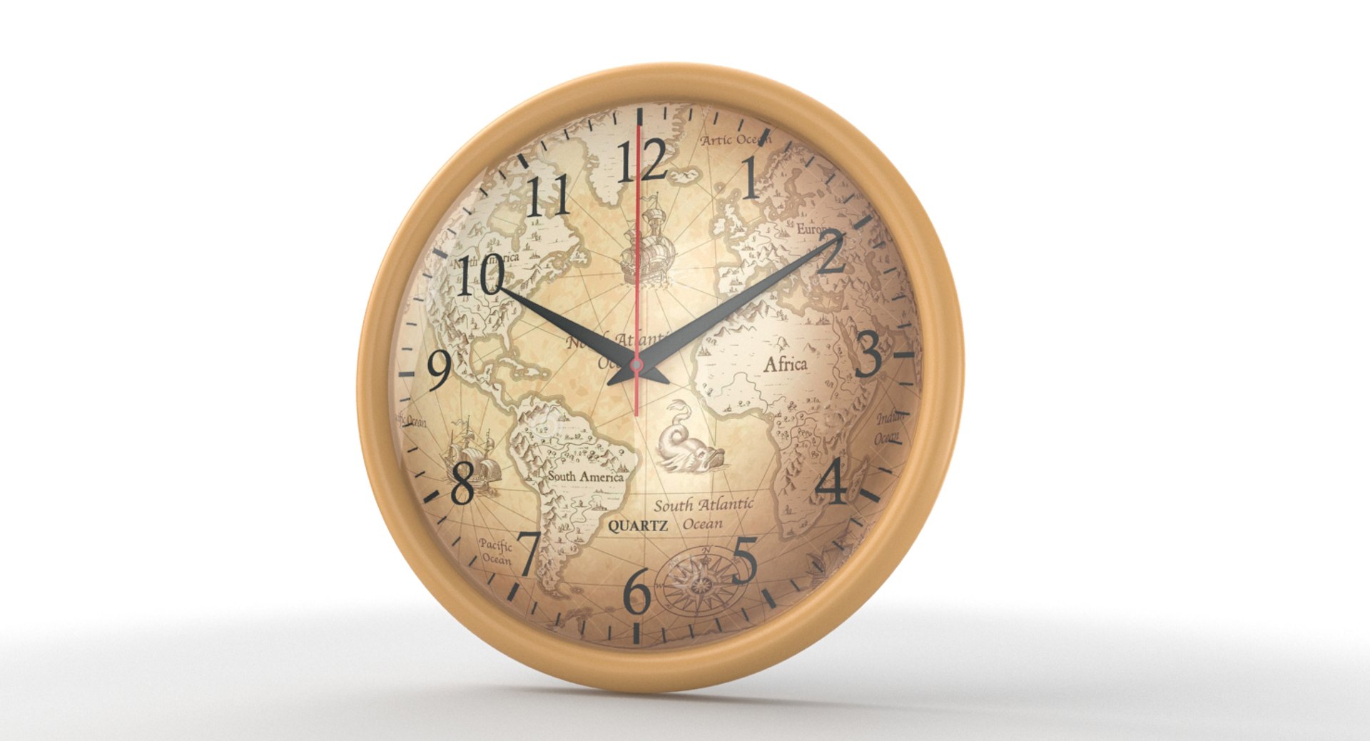Wall 03 Clock 3D Model - TurboSquid 1420533