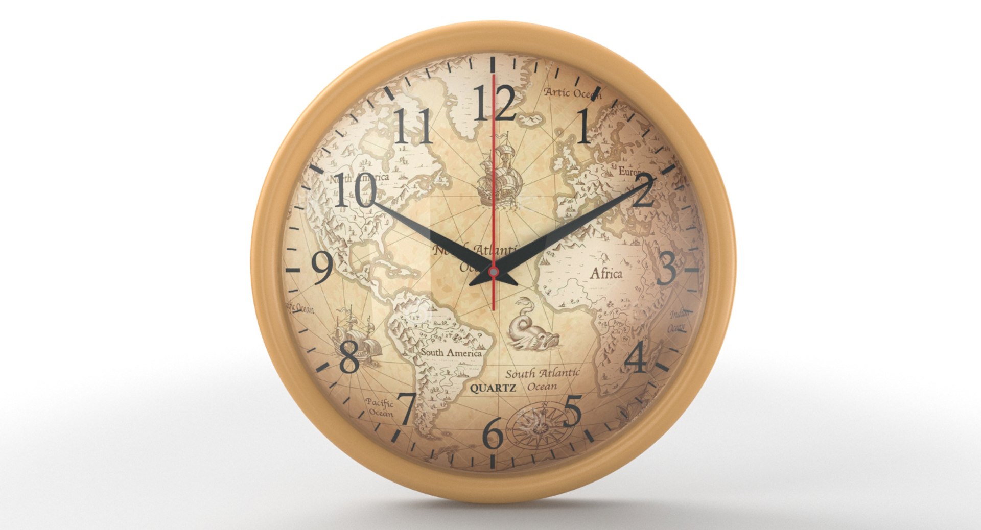 Wall 03 Clock 3D Model - TurboSquid 1420533
