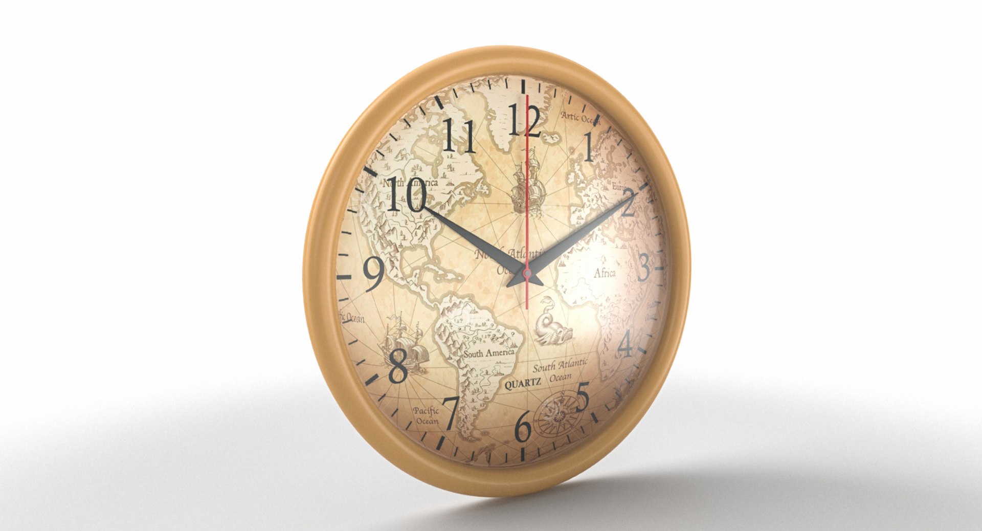 Wall 03 Clock 3D Model - TurboSquid 1420533