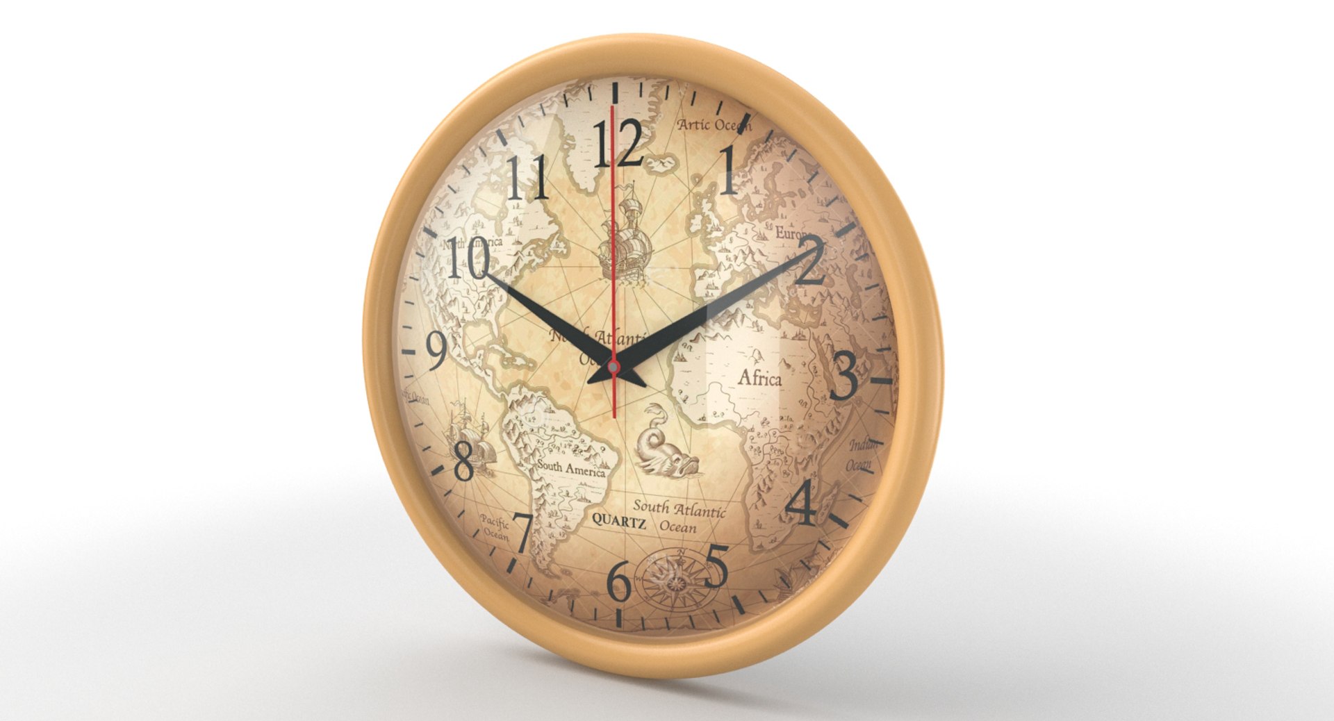 Wall 03 Clock 3D Model - TurboSquid 1420533