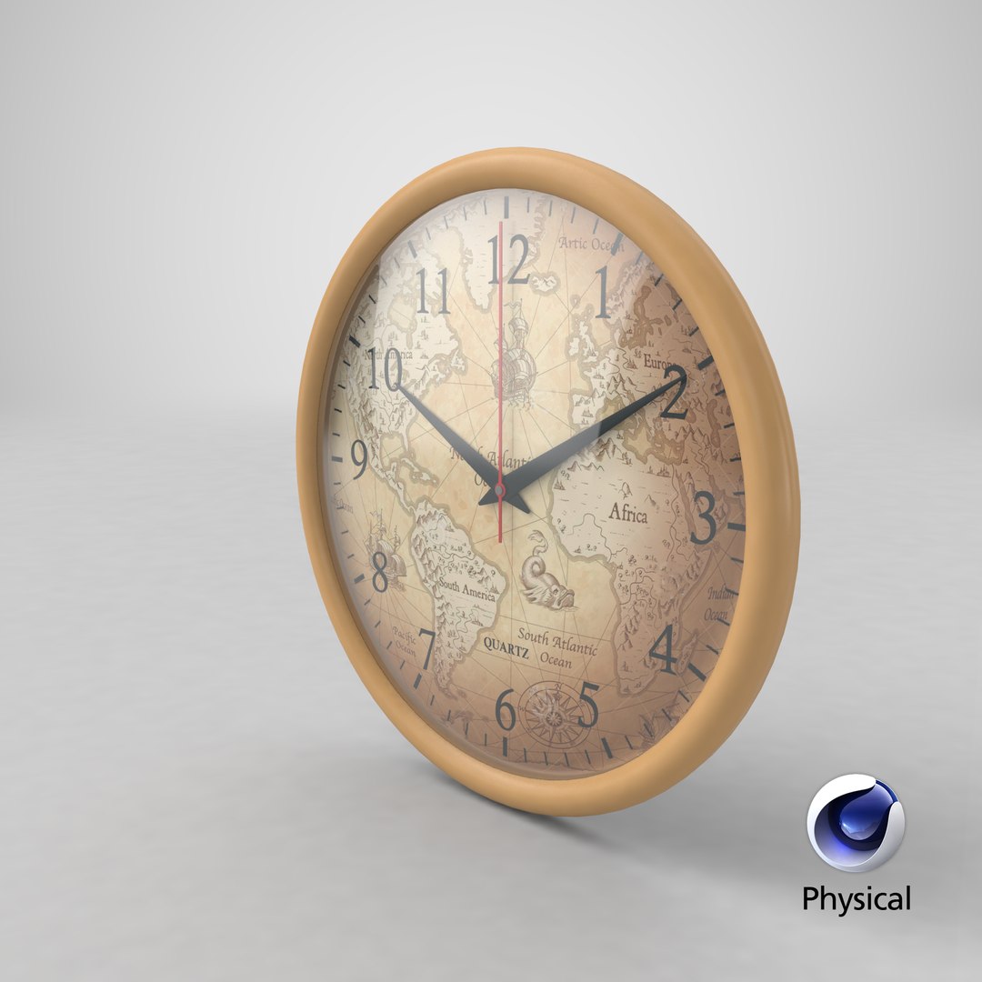 Wall 03 Clock 3D Model - TurboSquid 1420533