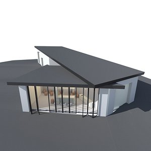 3D model garage warehouse