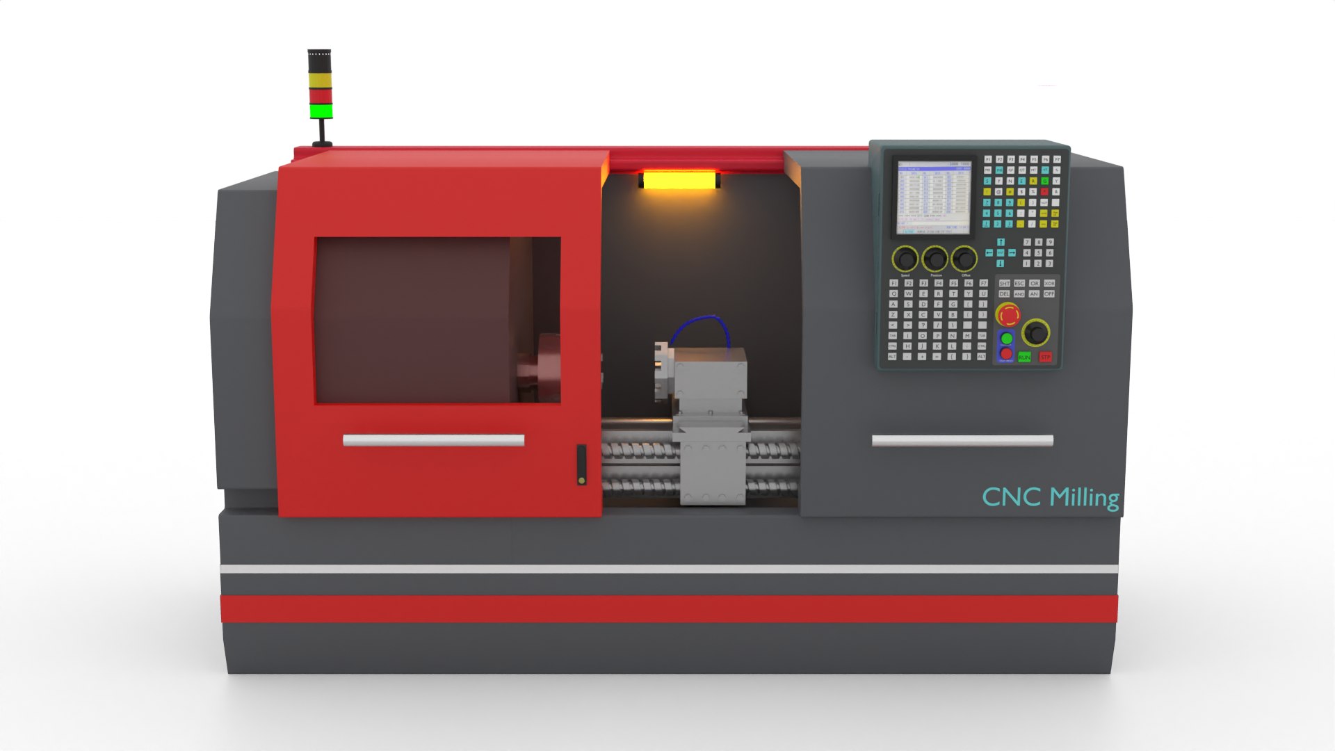 3D Model CNC MACHINE - TurboSquid 2142814