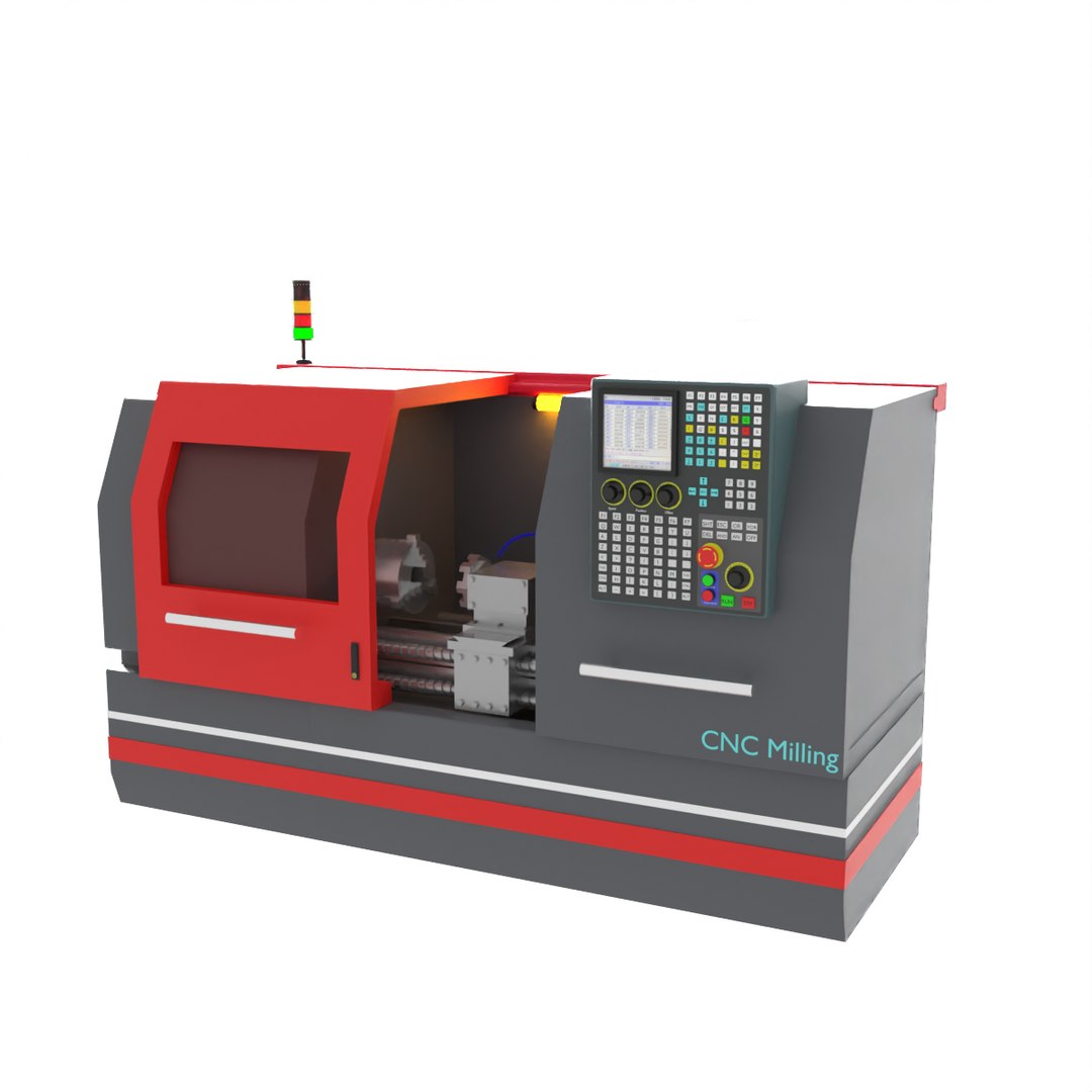 3D Model CNC MACHINE - TurboSquid 2142814
