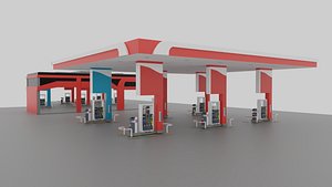 3D Gas station