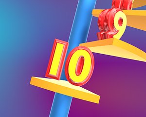 count down numbers animation