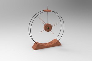 3D Aire Table Clock