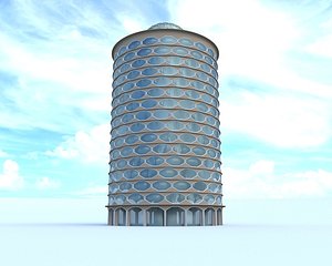 3d model hexagon dome