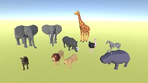 animal africa 3D