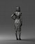 3D scan of a girl in a dress 0328-2