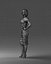 3D scan of a girl in a dress 0328-2