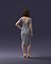 3D scan of a girl in a dress 0328-2