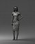 3D scan of a girl in a dress 0328-2