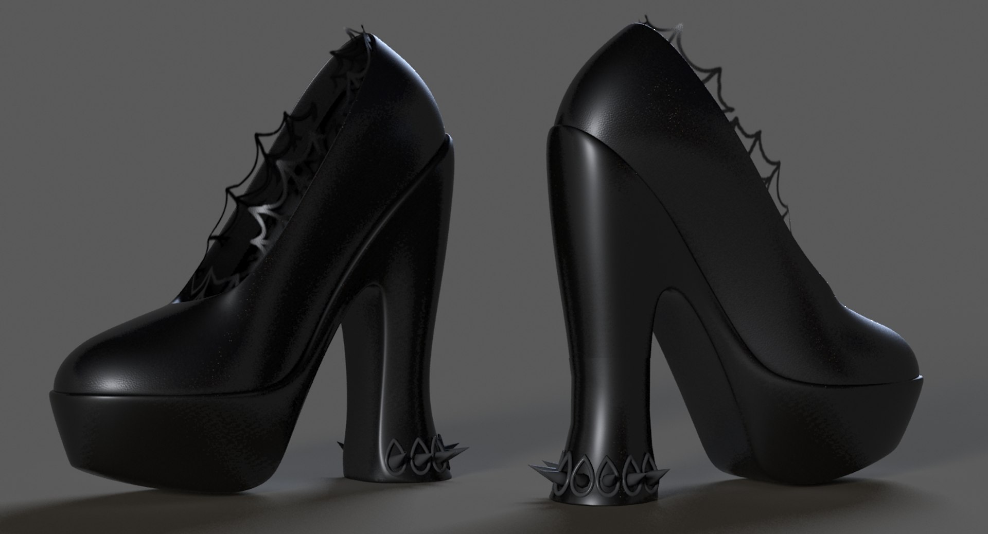 3d Gothic Woman Rig Druilla