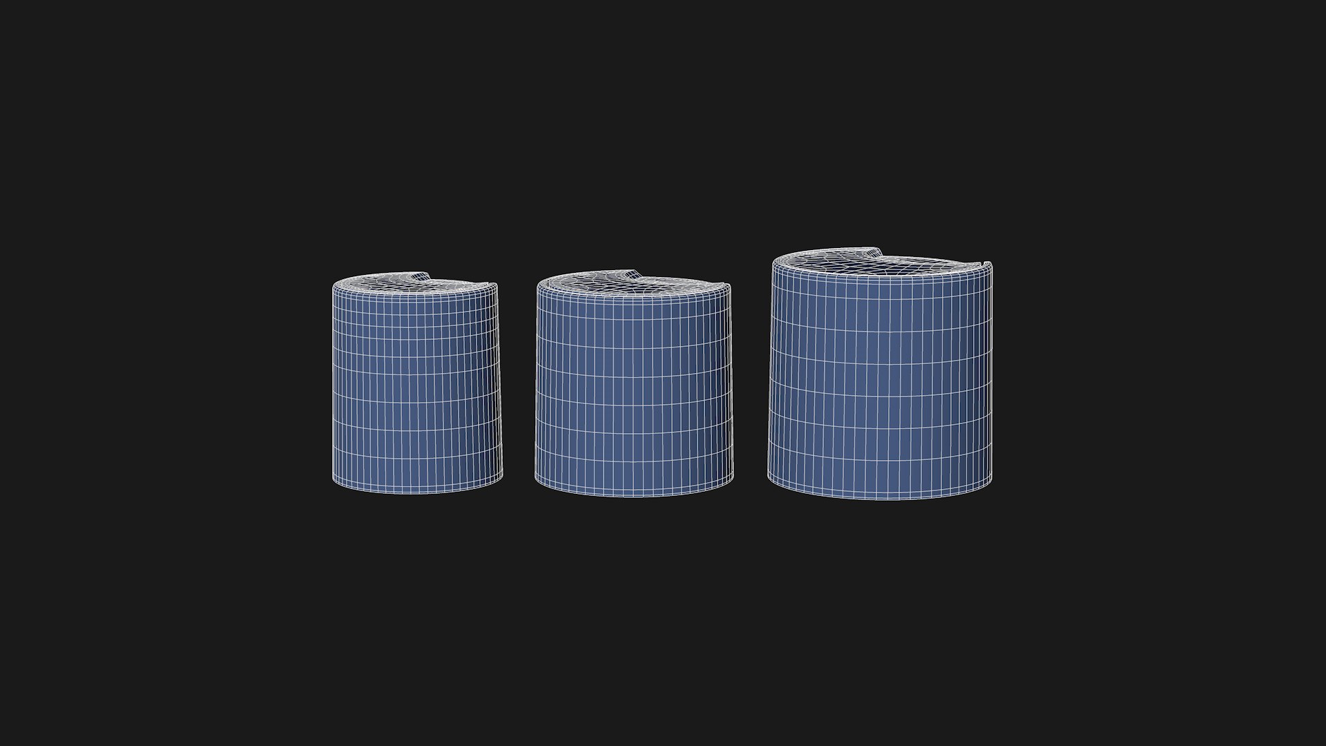 3D Disc Top Cap Set 01 model https://p.turbosquid.com/ts-thumb/Mx/4NEARZ/dl/wireframe_02/png/1757258420/1920x1080/fit_q87/0a9aeeabb8d640f179794827f90ee9779fbb0118/wireframe_02.jpg