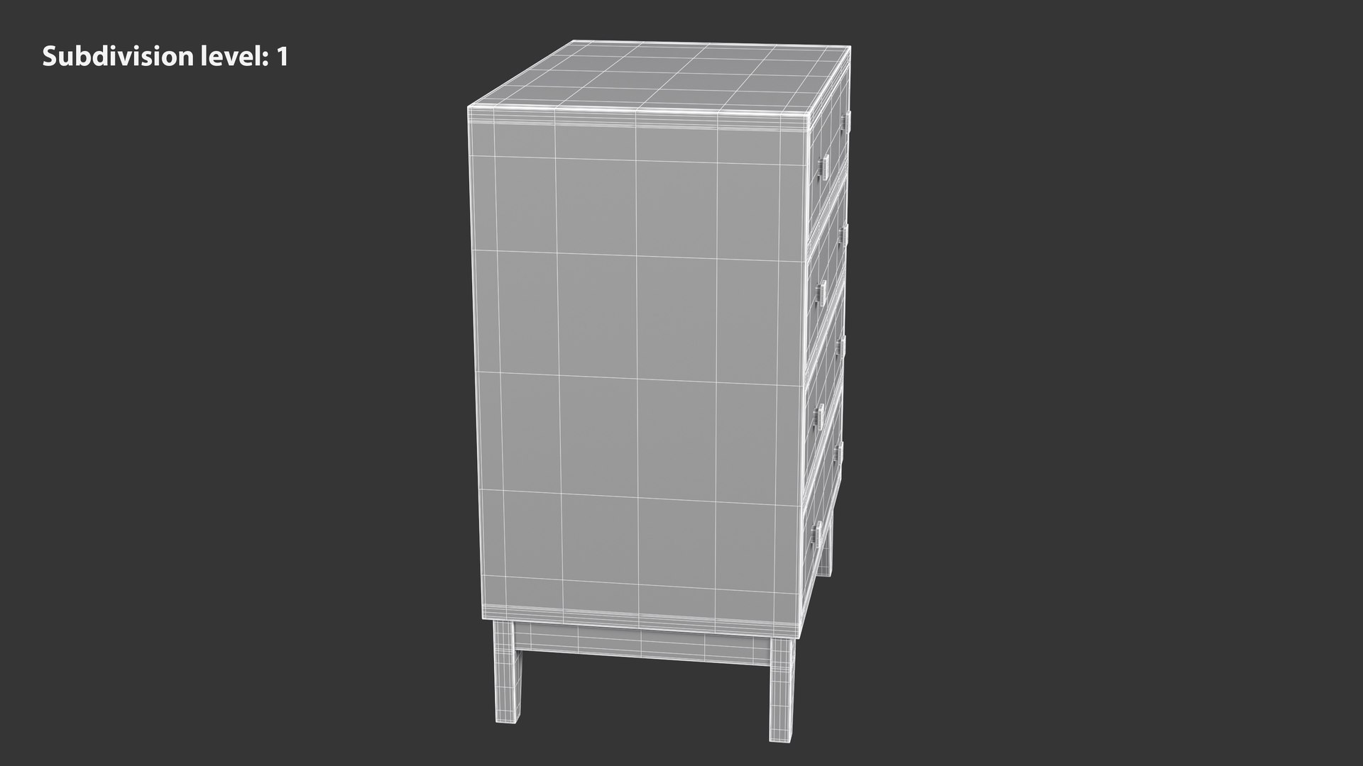 White Chest of Drawers 3D model https://p.turbosquid.com/ts-thumb/Mx/4XAnDE/BV/whitechestdrawers_image3wirelvl1/jpg/1653148668/1920x1080/fit_q87/2d3d9ddcd9aa6fd570ed6d52e45292af41fd12d6/whitechestdrawers_image3wirelvl1.jpg