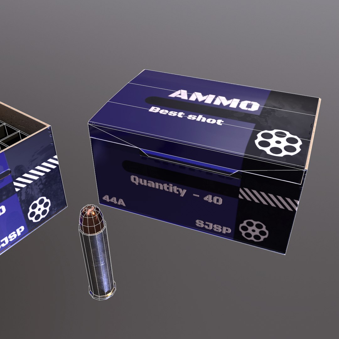 revolver ammo 3D model https://p.turbosquid.com/ts-thumb/Mx/B0zkm0/4KcmG2W8/bulletboxes5_wf/png/1521378572/1920x1080/fit_q87/7ccd126a39a64f1bb2c037f520c95afd955abb34/bulletboxes5_wf.jpg