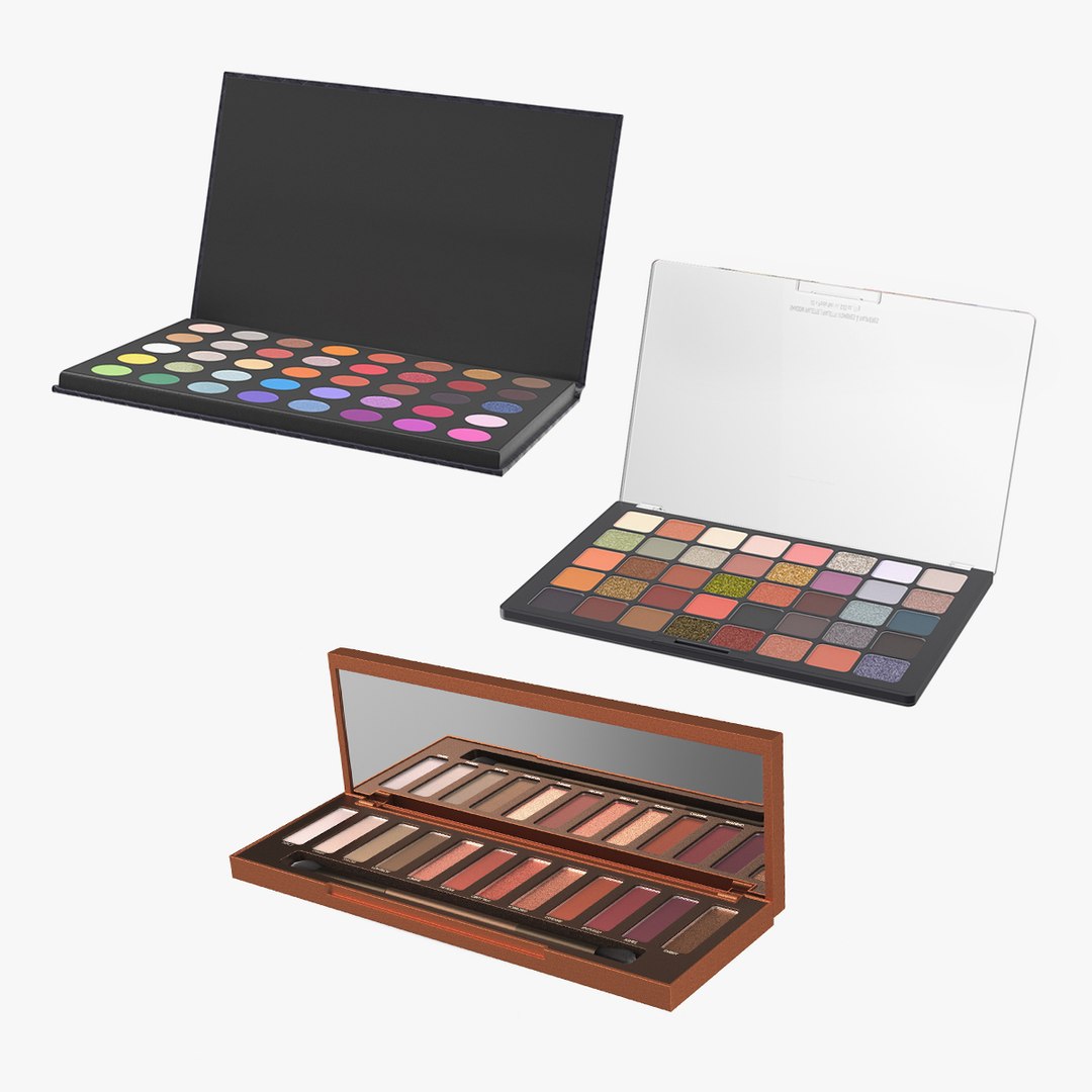 Eyeshadow Makeup Palettes Collection 2 3D model preview