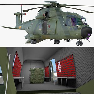 AgustaWestland AW101 with Cargo Bag