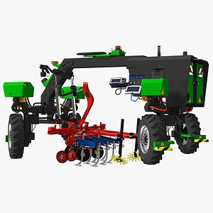 Agriculture Robot Rigged