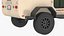 3D Camping Beige Trailer Teardrop Lights On