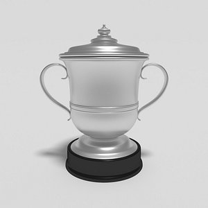 3d model football trophy