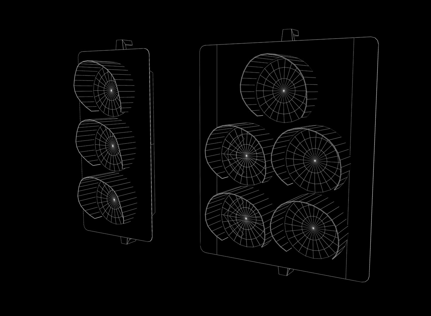 3d stop lights