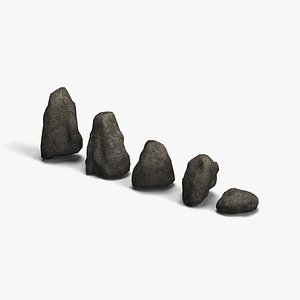 Rock Set 03 - Cracks 1 3D model