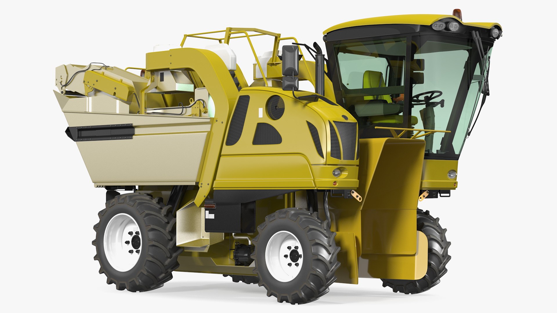 Olive Harvester 3D model preview