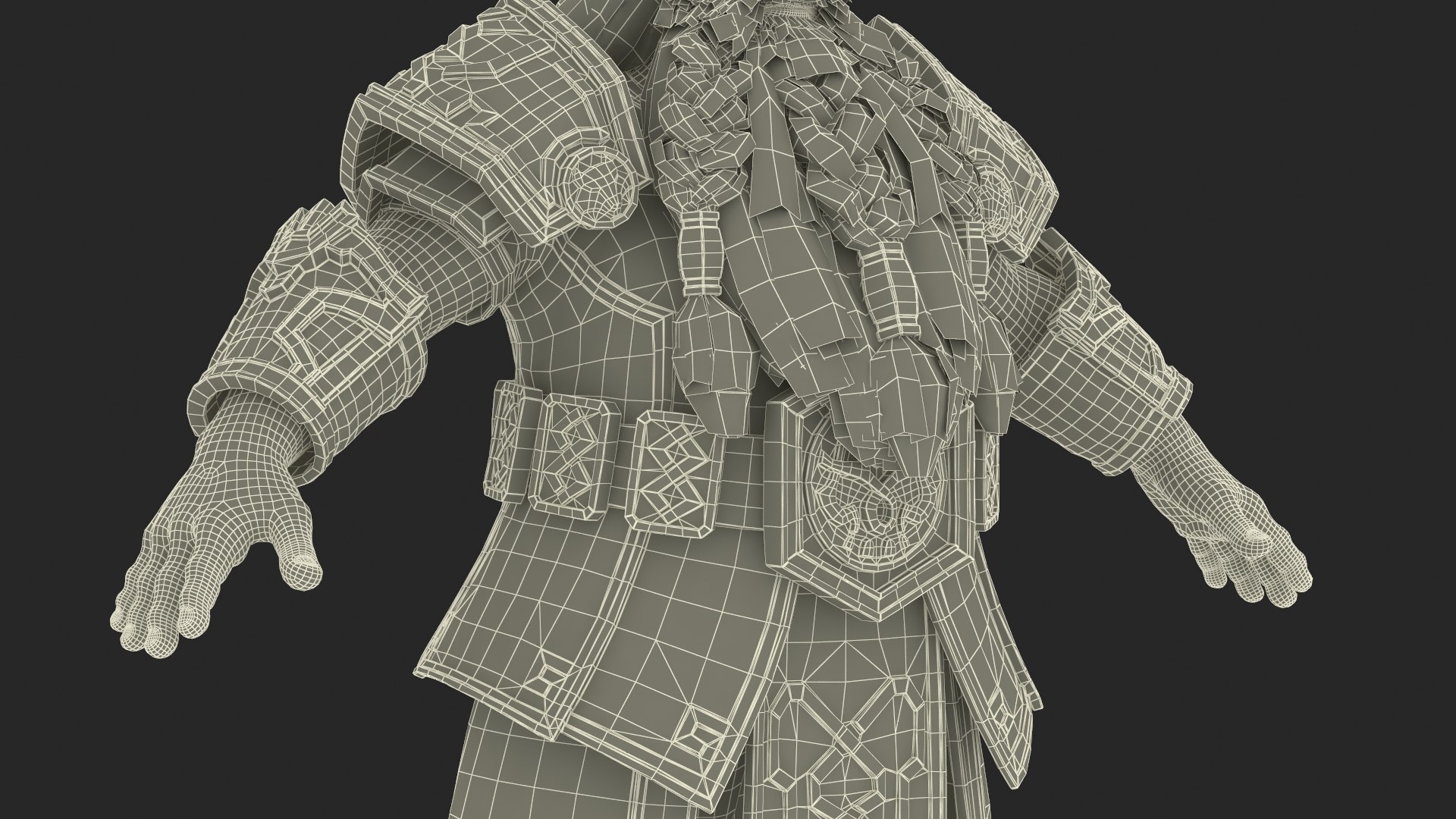 3D Armored Dwarf Warrior With Hammer - TurboSquid 2396723