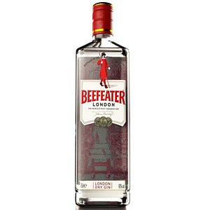 3D model Beefeater Gin Alcohol Bottle