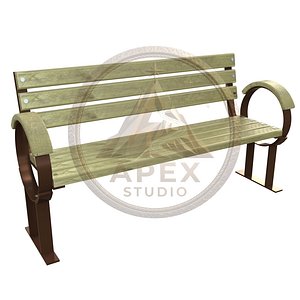 Economic Metal Profile Park Bench