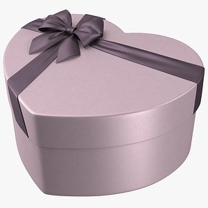 3D model Heart Gift Box 01v PBR