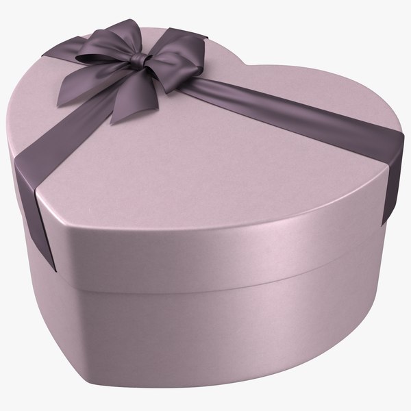 modelo 3d Heart Gift Box 01v PBR - TurboSquid 2091143
