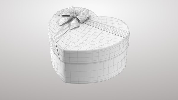 modelo 3d Heart Gift Box 01v PBR - TurboSquid 2091143