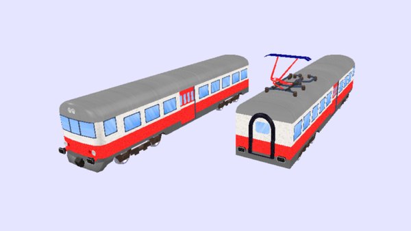 3D collection of 17 passenger trains - TurboSquid 1739942