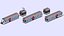 collection de 17 trains de voyageurs